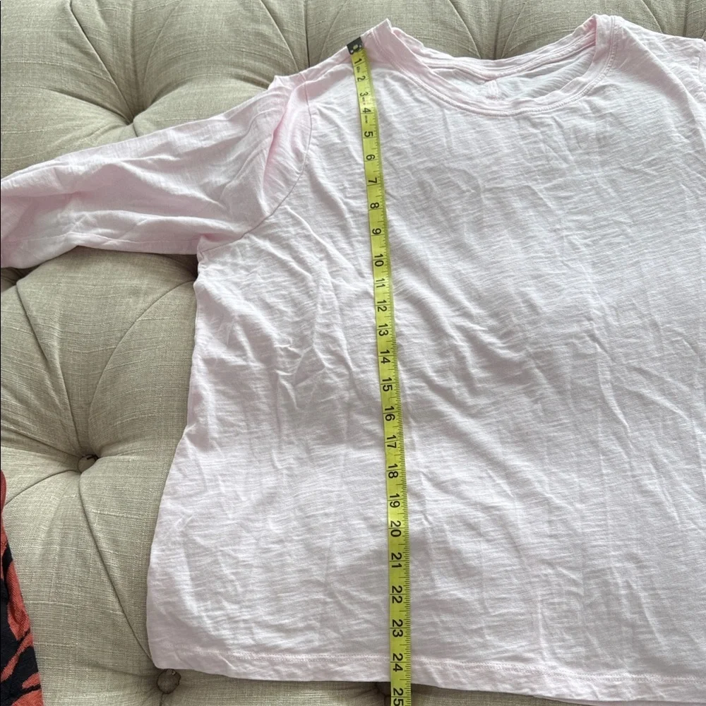 J. Crew Soft Pink Long Sleeve Tee